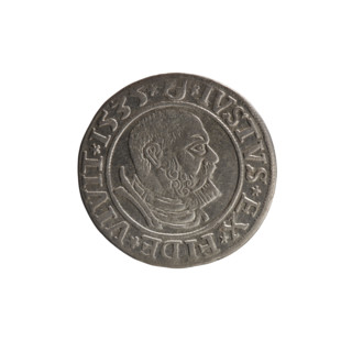 Decius Grosz, Jost Ludwik (fl. 1528–1535). 1535. Coin (Ducal Prussia, Königsberg). Diameter 23.2