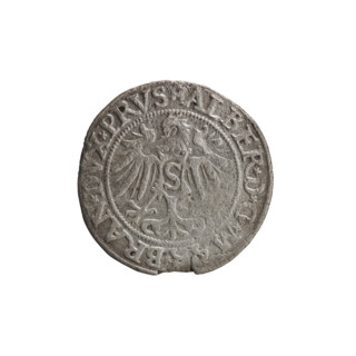 grosz, Decius, Jost Ludwik (fl. 1528-1535), eagles, Albert Hohenzollern (Prince of Prussia;