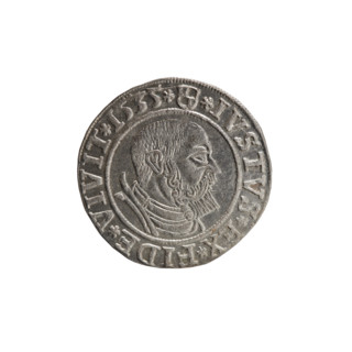 grosz, Decius, Jost Ludwik (fl. 1528–1535); Albert of Prussia (Prince of Prussia; 1490–1568) —