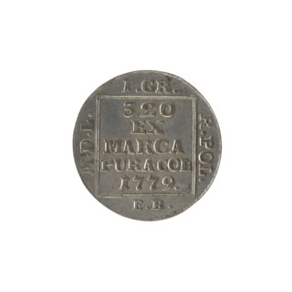silver Crown groschen, Stanislaw August Poniatowski (King of Poland ; 1764–1795), Brenn, Efraim (fl