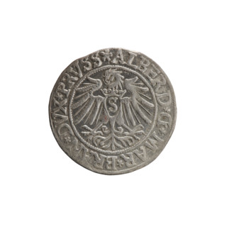 Decius Grosz; Jost Ludwik (fl. 1528–1535), publisher; Vogelwaider (Vogelwaid), Eustachius. Coin