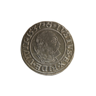 Obverse: Prussian eagle; on its chest a crowned letter S. On the rim between the pearl borders an