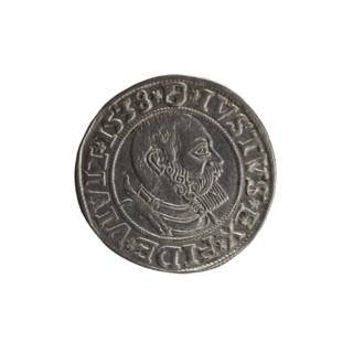 grosz; Vogelwaider (Vogelwaid), Eustachius, publisher; Decius, Jost Ludwik (fl. 1528–1535); eagles;