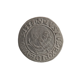 grosz, Vogelwaider (Vogelwaid), Eustachius, publisher, Decius, Jost Ludwik (fl. 1528-1535); eagles;