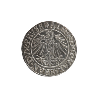 grosz; Vogelwaider (Vogelwaid), Eustachius, publisher; Decius, Jost Ludwik (fl. 1528-1535); eagles;