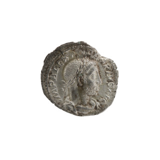 Denarius of Alexander Severus (208–235; Roman emperor 222–235), issuer: Roman deities — Sol;
