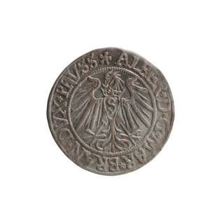 grosz, Vogelwaider (Vogelwaid), Eustachius, publisher, Decius, Jost Ludwik (fl. 1528-1535); eagles;