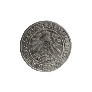 Albrecht Hohenzollern (Prince of Prussia; 1490–1568) — iconography: eagles, male busts in armour,