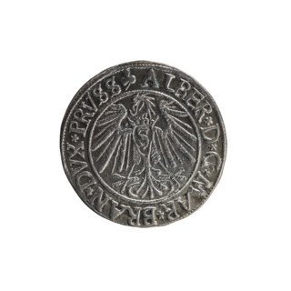 grosz, Decius, Jost Ludwik (fl. 1528-1535), Schilling, Maciej, publisher, Albrecht Hohenzollern