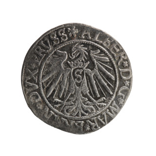 grosz; Vogelwaider (Vogelwaid), Eustachius, publisher; Decius, Jost Ludwik (fl. 1528–1535); eagles;