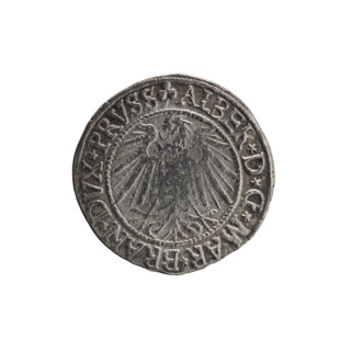 grosz; Schilling, Maciej, publisher; Decjusz, Jost Ludwik (fl. 1528–1535); Albrecht Hohenzollern