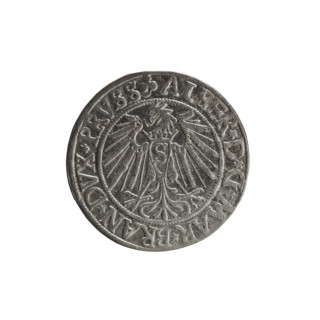 Grosz, Schilling, Maciej, publisher; Decjusz, Jost Ludwik (fl. 1528–1535). Coin (1540), Ducal