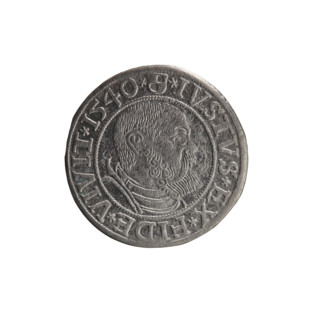 Grosz; Vogelwaider (Vogelwaid), Eustachius, publisher; Decius, Jost Ludwik (fl. 1528–1535). Coin,