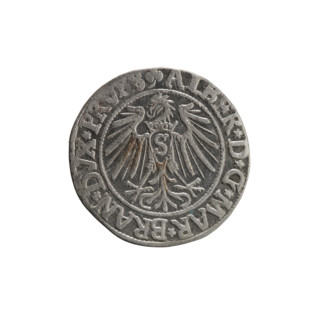 grosz, Schilling, Maciej, R0 (rarity), Albrecht Hohenzollern (Prince of Prussia; 1490–1568) —