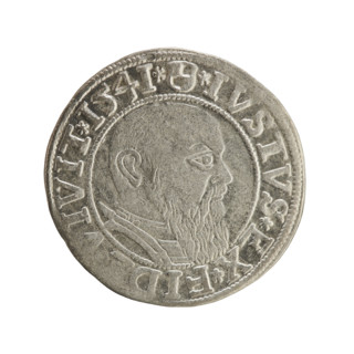 Albrecht Hohenzollern (Prince of Prussia; 1490–1568) — coin, 1541, Königsberg, Ducal Prussia