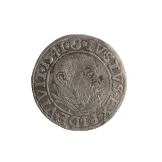 grosz, Schilling, Maciej, R0 (rarity), eagles, trefoils, hoard from the village of Wsola (numism),