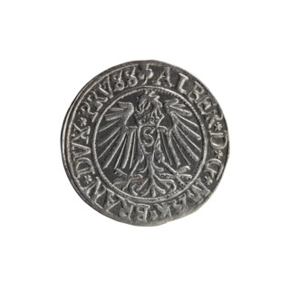 grosz, Schilling, Maciej, R0 (rarity), Albrecht Hohenzollern (Prince of Prussia; 1490-1568) -