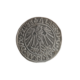grosz, Schilling, Maciej, R0 (rarity), Albrecht Hohenzollern (Prince of Prussia; 1490–1568) —