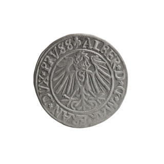 grosz, Schilling, Maciej, R0 (rarity), Albrecht Hohenzollern (Prince of Prussia; 1490–1568) -