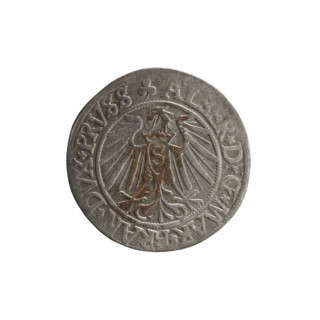 grosz, Schilling, Maciej, R0 (rarity), eagles, Albrecht Hohenzollern (Prince of Prussia; 1490–1568)