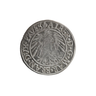 grosz, Schilling, Maciej, R0 (rarity), Albrecht Hohenzollern (Prince of Prussia; 1490–1568) —