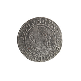 Albrecht Hohenzollern (Prince of Prussia; 1490–1568) — coin, 1541. Obverse: Prussian eagle, on its