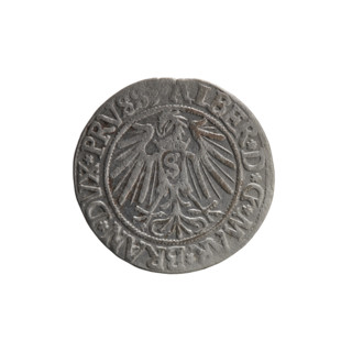 grosz, Schilling, Maciej, R0 (rarity), Albrecht Hohenzollern (Prince of Prussia; 1490–1568) —