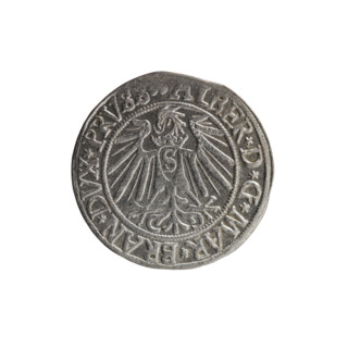 grosz, Schilling, Maciej, R0 (rarity), eagles, Albrecht Hohenzollern (Prince of Prussia; 1490–1568)