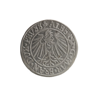 grosz, Schilling, Maciej, R0 (rarity), eagles, Albrecht Hohenzollern (Prince of Prussia; 1490–1568)