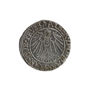 grosz; Schilling, Maciej; R0 (rarity); eagles; Albrecht Hohenzollern (Prince of Prussia; 1490–1568)