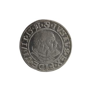 grosz, Schilling, Maciej, R3 (rarity), Albrecht Hohenzollern (Prince of Prussia; 1490-1568) -