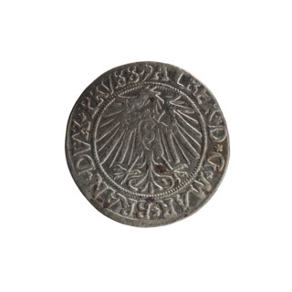 Albrecht Hohenzollern (Prince of Prussia; 1490–1568) — coin, 1541, Königsberg, Ducal Prussia