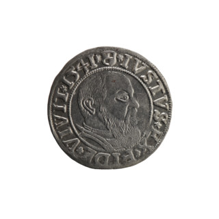 Obverse: Prussian eagle, on its chest the crowned letter S. On the rim, between the pearl borders,