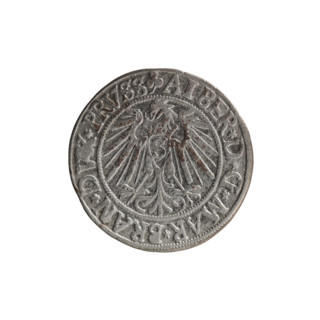 grosz, Schilling, Maciej, R3 (rarity), Albrecht Hohenzollern (Prince of Prussia; 1490–1568) -