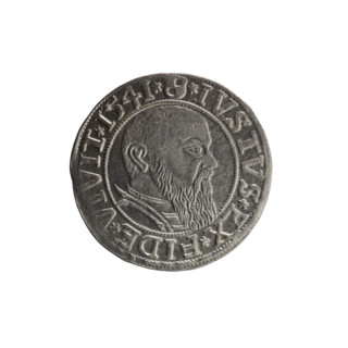 Albrecht Hohenzollern (Prince of Prussia; 1490–1568) — grosz (Schilling), R0 (rarity), 1541,
