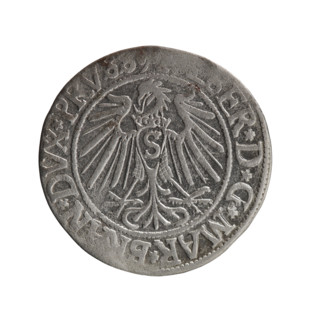grosz, Straub (Strawb), Heinrich, R0 (rarity), Albrecht Hohenzollern (Prince of Prussia; 1490–1568)
