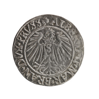 grosz, Straub (Strawb), Heinrich, R0 (rarity), Albrecht Hohenzollern (Prince of Prussia; 1490–1568)