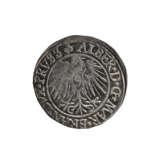 grosz, Straub (Strawb), Heinrich, R0 (rarity). Albrecht Hohenzollern (Prince of Prussia; 1490–1568)
