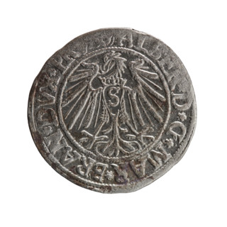 grosz, Straub (Strawb), Heinrich, R0 (rarity), Albrecht Hohenzollern (Prince of Prussia; 1490–1568)
