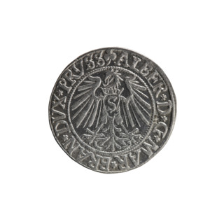Grosz, Straub (Strawb), Heinrich, R0 (rarity). Albrecht Hohenzollern (Prince of Prussia; 1490–1568)