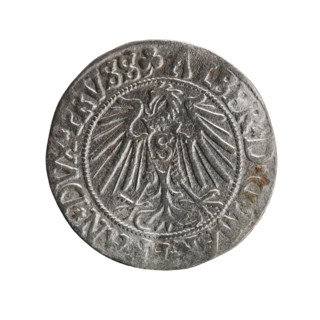 grosz, Straub (Strawb), Heinrich, R0 (rarity), eagles, Albrecht Hohenzollern (Prince of Prussia;
