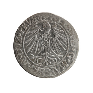 grosz; Straub (Strawb), Heinrich; R0 (rarity); eagles; Albrecht Hohenzollern (Prince of Prussia;