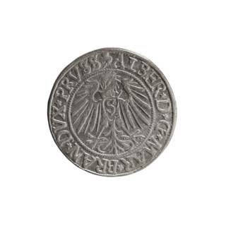 grosz, Straub (Strawb), Heinrich, R0 (rarity), eagles, Hohenzollern (coat of arms), Albrecht