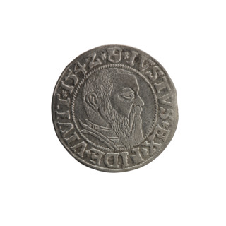 grosz; maker: Straub (Strawb), Heinrich; rarity R0. Obverse: Prussian eagle, on its chest the