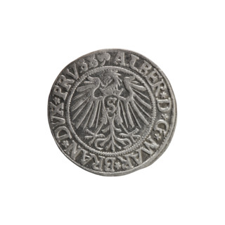 grosz, Straub (Strawb), Heinrich, R0 (rarity), Albrecht Hohenzollern (Prince of Prussia; 1490–1568)