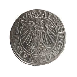 grosz, Straub (Strawb), Heinrich, R0 (rarity), Albrecht Hohenzollern (Prince of Prussia; 1490–1568)