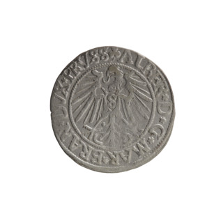 grosz; Straub (Strawb), Heinrich; R0 (rarity); eagles; Albrecht Hohenzollern (Prince of Prussia;