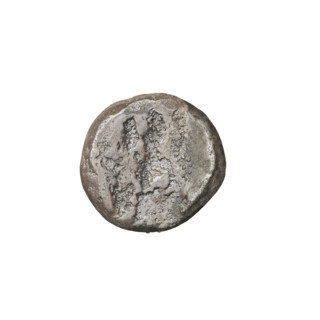 shekel (4th century BC), Darius III (king of Persia; 337–330 BC), bows, daggers, incusum