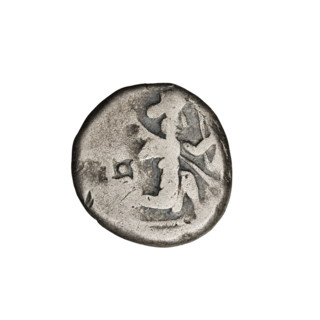 shekel (siglos), Artaxerxes II (404–358 BC), crowns, bows (arms), daggers, incusum, Persia (place