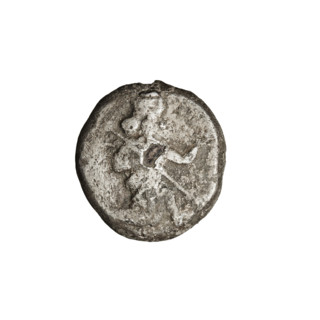 shekel (5th century BC), Darius II (424–405 BC), crowns, daggers, incusum (iconographic), Persia